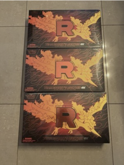 Pokemon TCG Team Rocket's Moltres ex UPC (SEALED) Lot of 3 - Image 1