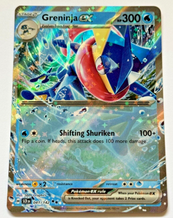 Greninja ex 041/142 Stellar Crown Holo Double Rare Pokemon TCG NM - Image 1