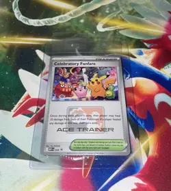 Pokemon SEALED Celebratory Fanfare - 2025 Ace Trainer Reward Promo - TCG - Image 1