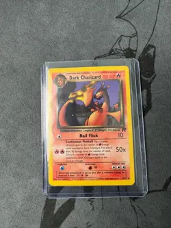 Pokemon Team Rocket Dark Charizard 21/82 Non-Holo - Unlimited - WOTC - MP - Image 1