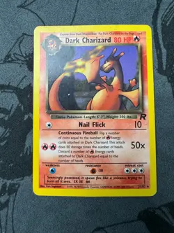 Pokemon Team Rocket Dark Charizard 21/82 Non-Holo - Unlimited - WOTC - MP - Image 4