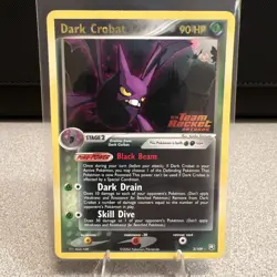 Dark Crobat 3/109 Vintage Holo Rare Stamped Reverse Pokemon Ex Rocket Returns NM - Image 1