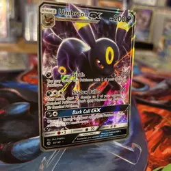 Pokemon TCG Umbreon GX 80/149 Sun & Moon Base Set Ultra Rare Near Mint 💎 - Image 3