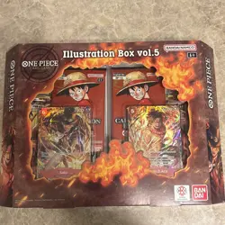 One Piece TCG Illustration Box Vol.5 W/ Promo/ 4 Booster Pack Factory Sealed New - Image 1