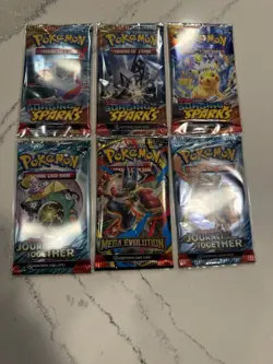 Pokemon Scarlet And Violet SETS English Sealed Booster Pack Lot Of 6 NEW - Image 1