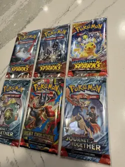 Pokemon Scarlet And Violet SETS English Sealed Booster Pack Lot Of 6 NEW - Image 3