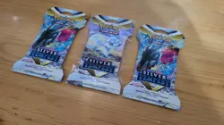 Pokemon Silver Silver Tempest Sealed Booster Pack Lot Of 3 - English - Image 2