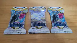 Pokemon Silver Silver Tempest Sealed Booster Pack Lot Of 3 - English - Image 4