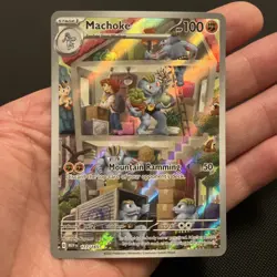 Pokemon TCG - S&V 151 - 177/165 Machoke - Illustration Rare - NM/M - Image 1