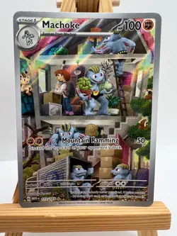Pokemon TCG - S&V 151 - 177/165 Machoke - Illustration Rare - NM/M - Image 1