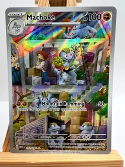 Pokemon TCG - S&V 151 - 177/165 Machoke - Illustration Rare - NM/M - Image 1