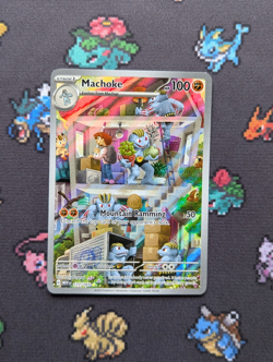Pokemon TCG - S&V 151 - 177/165 Machoke - Illustration Rare - NM/M - Image 1