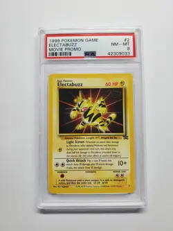 Electabuzz (Movie Promo) 2/53 WOTC Black Star - PSA 8 - Image 1