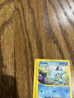 Pokemon Card - Totodile 134/165 - Expedition - E-Reader - LP+ - Image 5