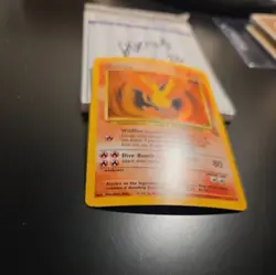 1999 Pokemon TCG Moltres HOLO Rare Card 12/62 Fossil 1st Edition WOTC - Image 2