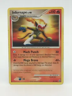 Pokemon Card- Infernape 22/100- Rare- Majestic Dawn- LP/MP Condition - Image 1