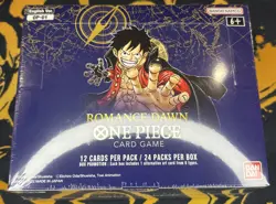 One Piece Card Game Romance Dawn OP-01 Booster Box Sealed - English White Bottom - Image 1