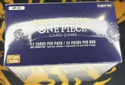 One Piece Card Game Romance Dawn OP-01 Booster Box Sealed - English White Bottom - Image 4