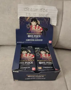 Bandai One Piece Card Game OP-01 Romance Dawn Booster Box, English, White Bottom - Image 3