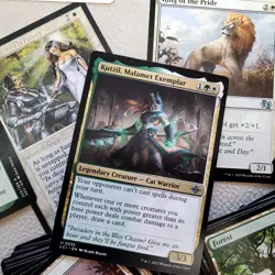 COMMANDER Magic Deck MTG -* TRIBAL White Green CATS R Cute* - Image 1