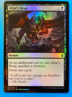MTG 1x FOIL Altar's Reap Battle for Zendikar Modern Magic the Gathering x1 NM - Image 1