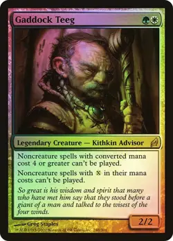 Lorwyn MTG FOIL Gaddock Teeg Magic - Image 1
