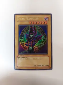 🔥 YUGIOH Dark Magician LOB-A005 Legend of Blue Eyes White Dragon 1ST EDITION - Image 1
