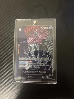 St. Ethanbaron v. Nusjuro (Alternate Art) OP13-080 Carrying On His Will Foil - Image 1