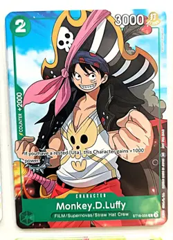 One piece card game Welcome Pack vol.2 Full set of 6 cards + 1 Sealed Pack.. - Image 3