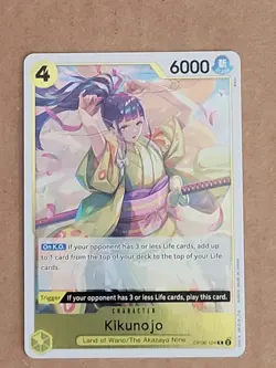 One Piece Kikunojo OP06-104 One Piece Wings Of The Captain English NM - Image 1
