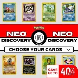 2000 Pokemon Neo Discovery: Choose Your Card/Complete Your Set! Up to 40% off! - Image 1