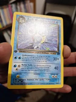 Pokemon TCG Dark Blastoise 20/82 Rare Non-Holo Card 1st Edition - Image 2