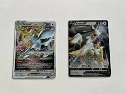 Pokemon TCG Arceus V & Arceus VSTAR Metal Cards Ultra Premium Collection Promo - Image 1