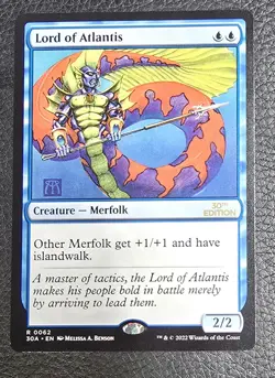 Lord of Atlantis 30th Anniversary Edition Regular NM Magic Card MTG - Image 1
