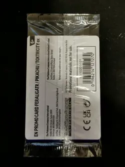 Sealed Pokemon TCG Feraligatr and Pikachu Illustration Contest 2024 Promo Cards - Image 2
