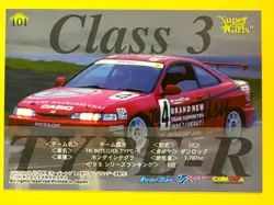Super Taikyu TK INTEGRA TYPE-R 98 Series DC2 Car Collection Card No.101 Japan F - Image 1