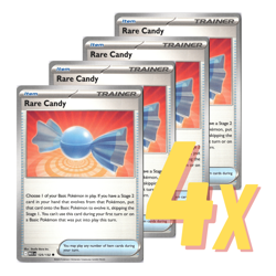 4x Rare Candy PLAYSET x4 Trainer Cards SVI/PAF/MEG Pokemon TCG FAST SHIPPING - Image 1