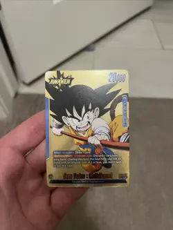 Son Goku : Childhood FB06-025 Gold Leader Dragon Ball Super card manga booster - Image 2
