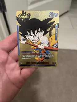 Son Goku : Childhood FB06-025 Gold Leader Dragon Ball Super card manga booster - Image 3