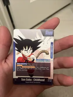 Son Goku : Childhood FB06-025 Gold Leader Dragon Ball Super card manga booster - Image 4