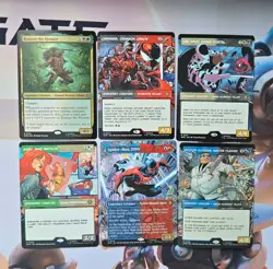 mtg marvel Doctor octopus master planner 228 foil, spider-man 2099 and more - Image 1