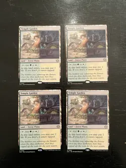 Temple Garden X4X NM/M Lorwyn Eclipsed ECL Magic Gathering MTG - Image 1