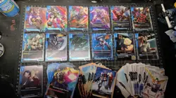 Gundam TCG - FULL Blue Playset! GD01, ST01, ST02. 20 LRs, 32 Rs. (No GD02 cards) - Image 1