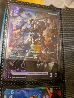 Gundam Barbatos 1st Form - GD02-054 LR Gundam TCG Card Game Dual Impact English - Image 1