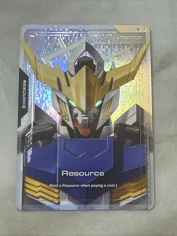 Gundam TCG Card Game Dual Impact Foil Resource GD02 C+ R-017 Gundam Barbatos 1st - Image 1