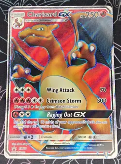 FULL ART Charizard GX ULTRA RARE Black Star Promo SM60 Pokemon TCG Holo Foil - Image 1