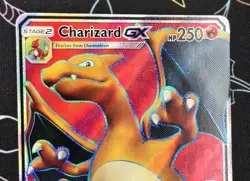FULL ART Charizard GX ULTRA RARE Black Star Promo SM60 Pokemon TCG Holo Foil - Image 3