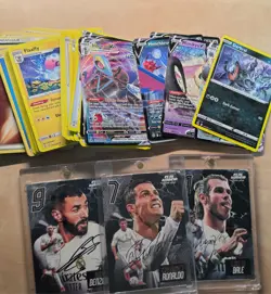 Pokemon Cards Lot 80 Foil Holos Mixed Delta Specie + 3 Signature Real Madrid - Image 3