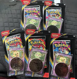 Pokemon Phantasmal Flames Single Pack Booster Blister Set (lot of 5) - Image 1