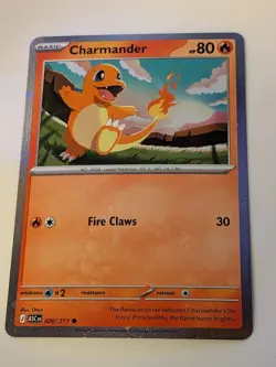 Pokemon TCG Charmander 020/217 & Gastly 123/217 Cosmo Holo Promo Ascended Heroes - Image 2